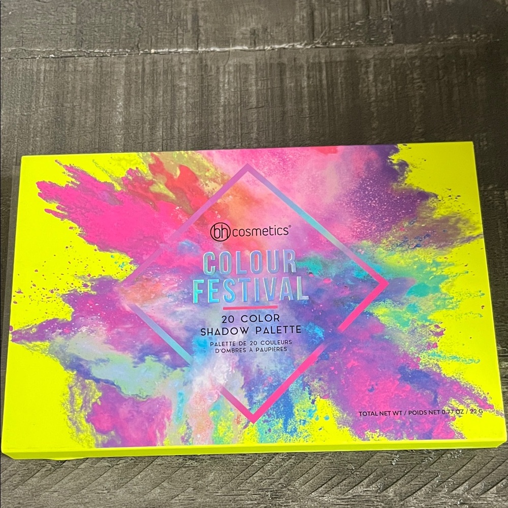 BH Cosmetics Colour Festival 20-Color Shadow Palette